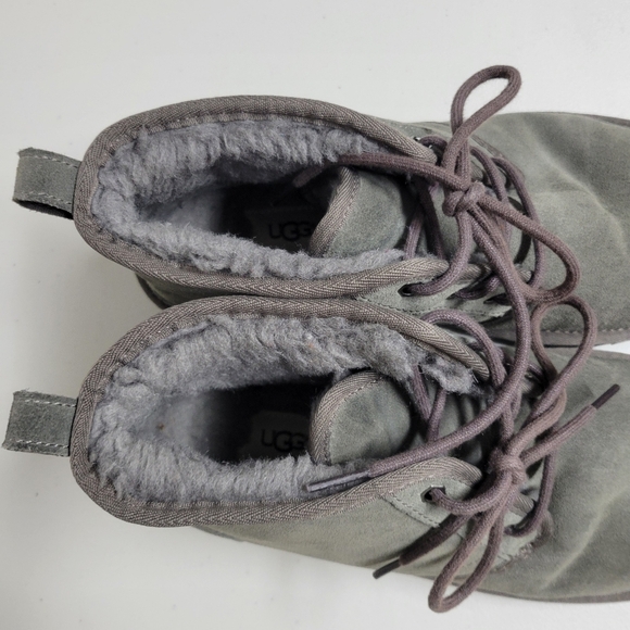 UGG Neumel Charcoal Men's Suede Low Chukka Boots. - Picture 7 of 11